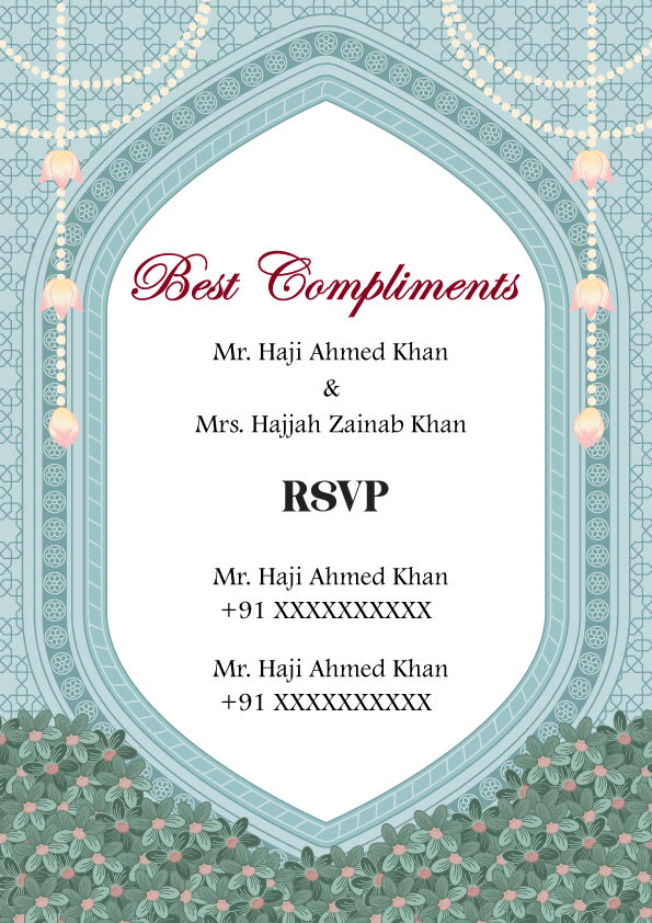 Noor-e-Mohabbat wedding invitation template - Page 3