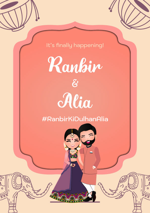 Prem Kahani wedding invitation template