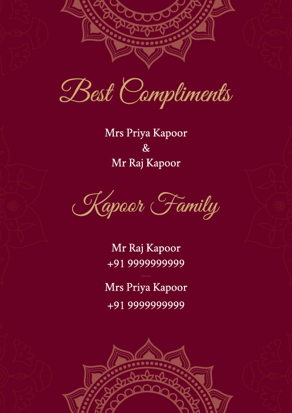 Shubh Mangal Savdhaan wedding invitation template - Page 3