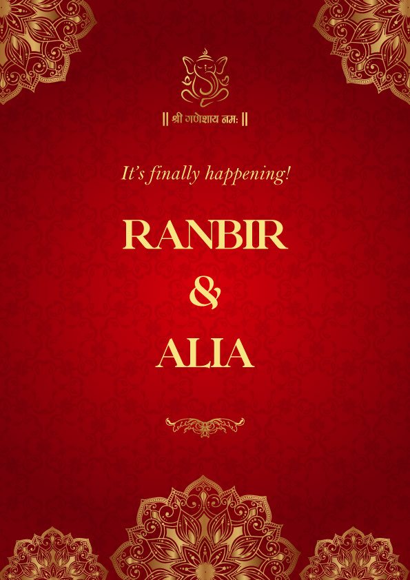 Shaadi Signature wedding invitation template