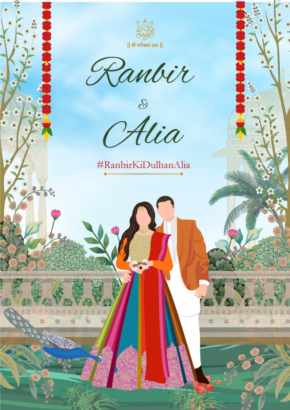 Shaadi Symphony wedding invitation template