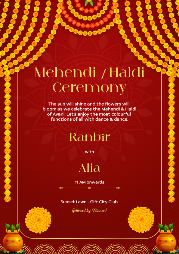 The Eternal Promise wedding invitation template - Page 3