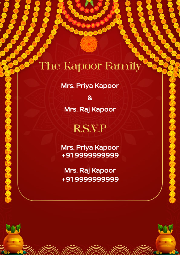 The Eternal Promise wedding invitation template - Page 4