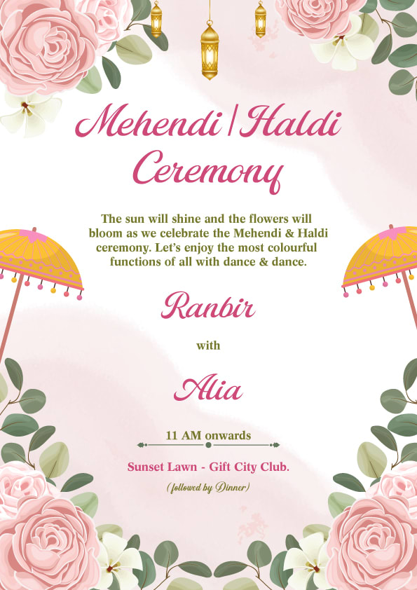 Happily Ever After wedding invitation template - Page 3