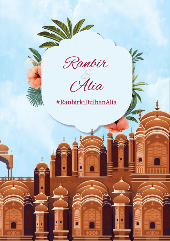 Love Saga wedding invitation template