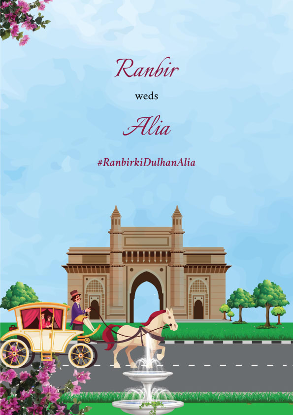 The Grand Shringar wedding invitation template